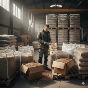 Tipos de pellets de madera